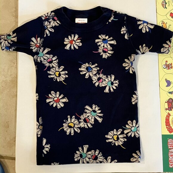 Hanna Andersson Short John Pajamas size 100 cm US 4 - Picture 3 of 4